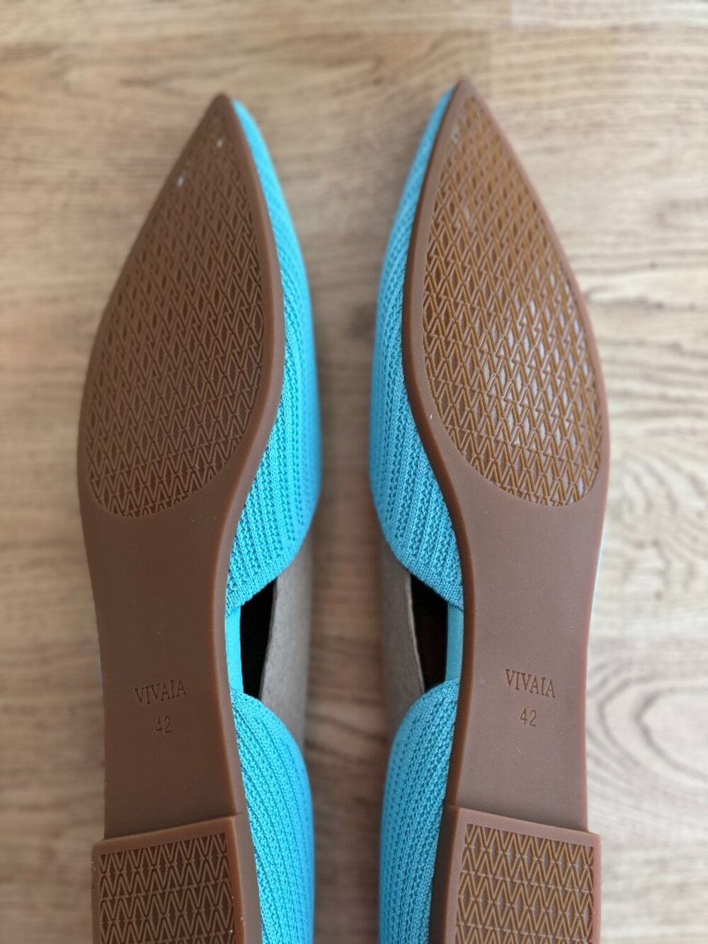 Vivaia Pointed-Toe D'Orsay Flats (Melia) in Acqua Sz 10.5 / Eu 42 NEW IN BOX - Picture 15 of 16